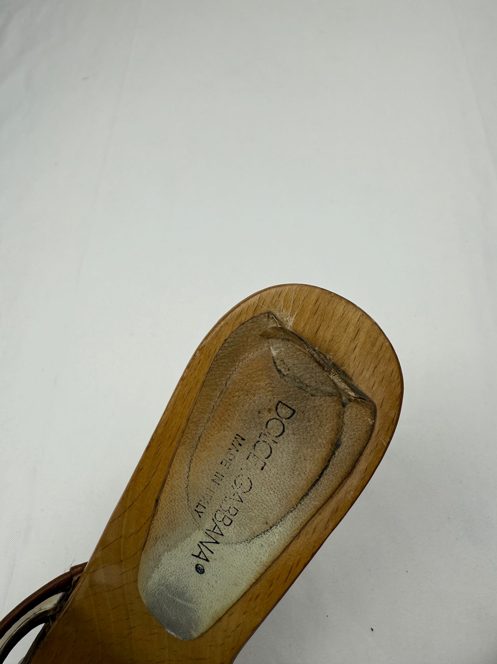Brown wood clogs heels mules (37)