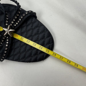 Black seashell heels mules (39)