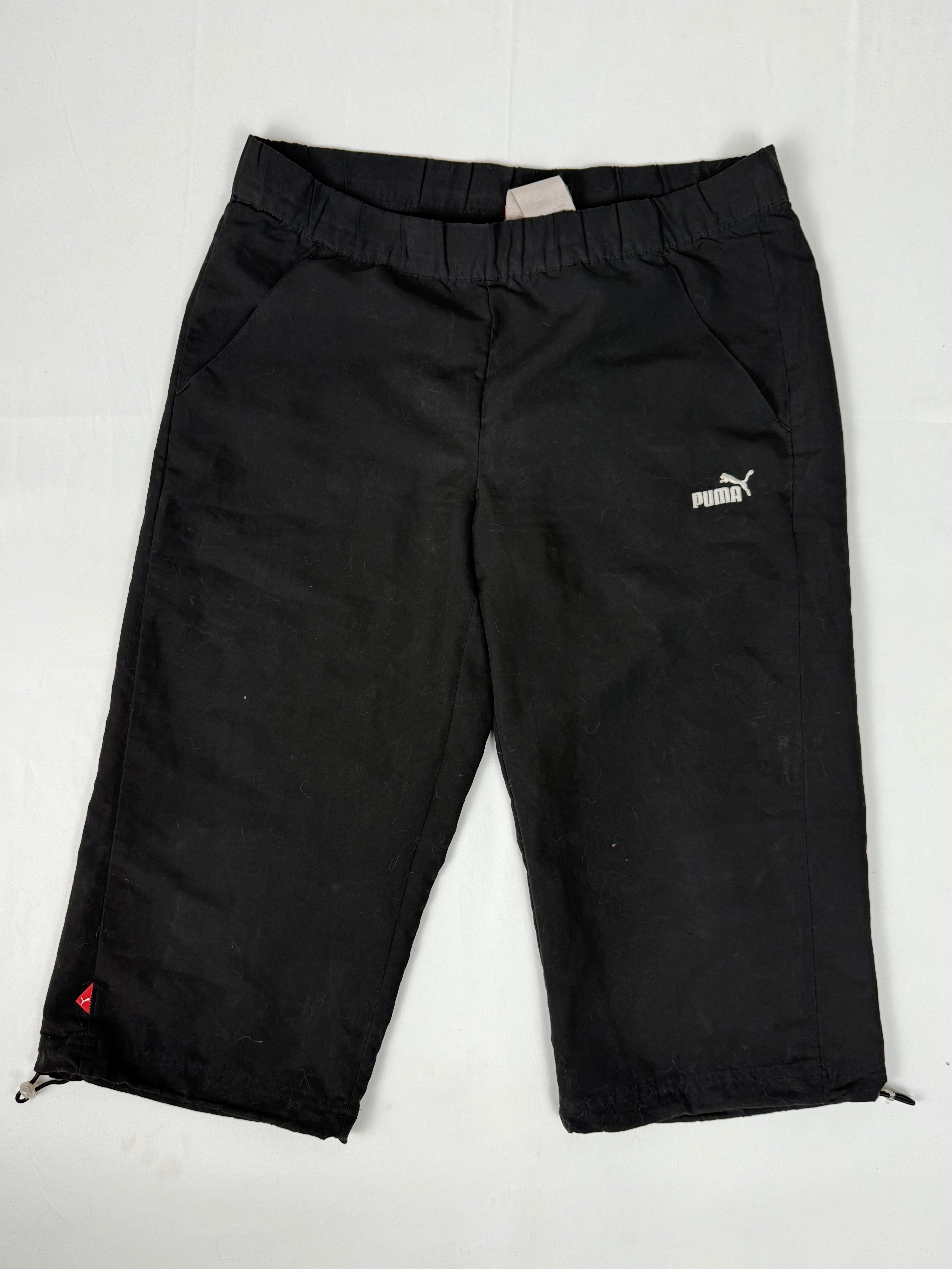 Black low rise activewear capri pants (M/L)