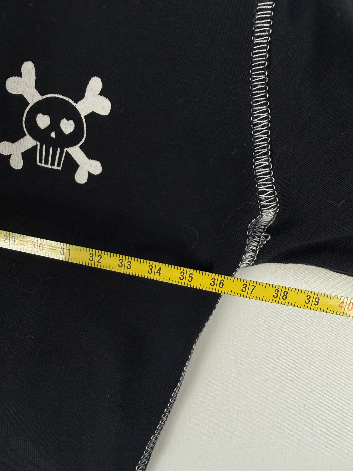 Black cotton hoodie (S)