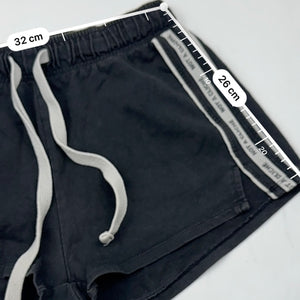 Black 100% cotton low rise mini short (S)
