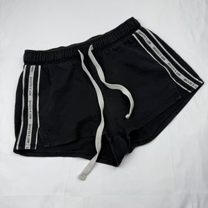 Black 100% cotton low rise mini short (S)
