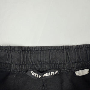 Black 100% cotton low rise mini short (S)