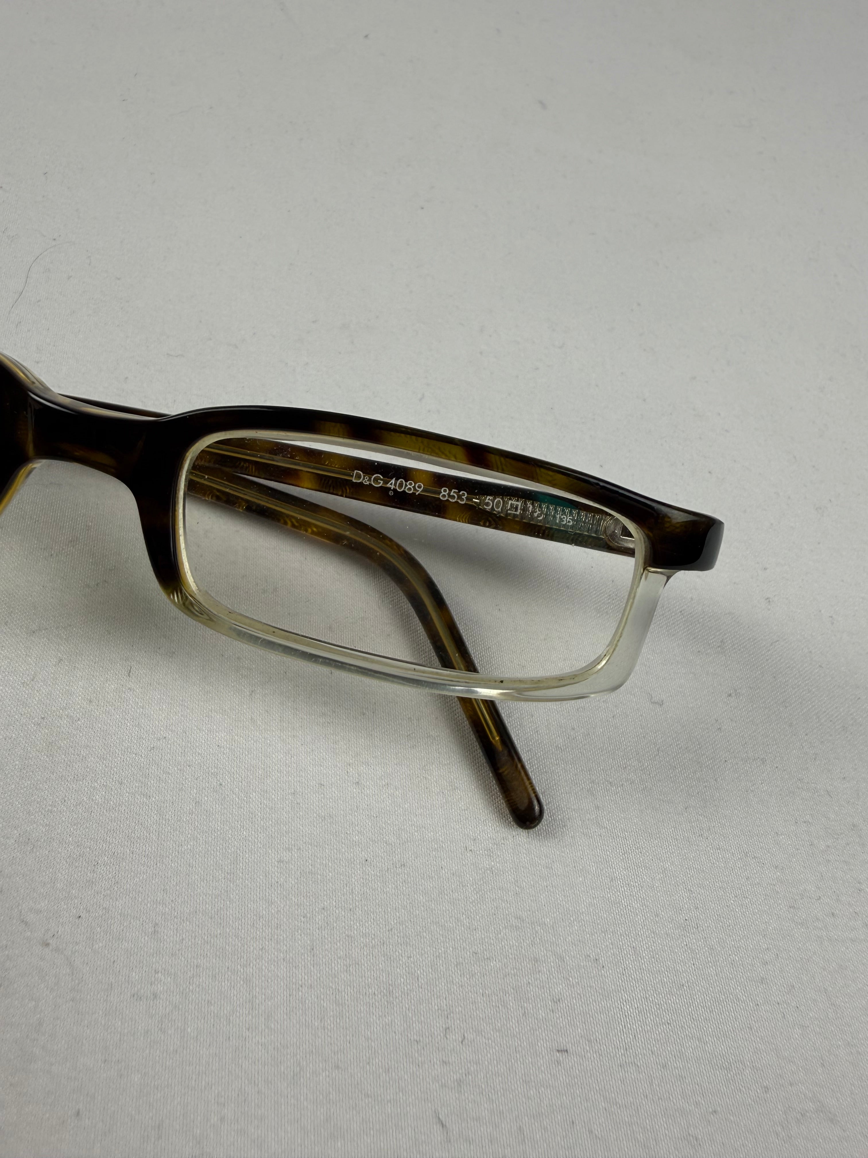 Brown logo office glasses (with prescription)