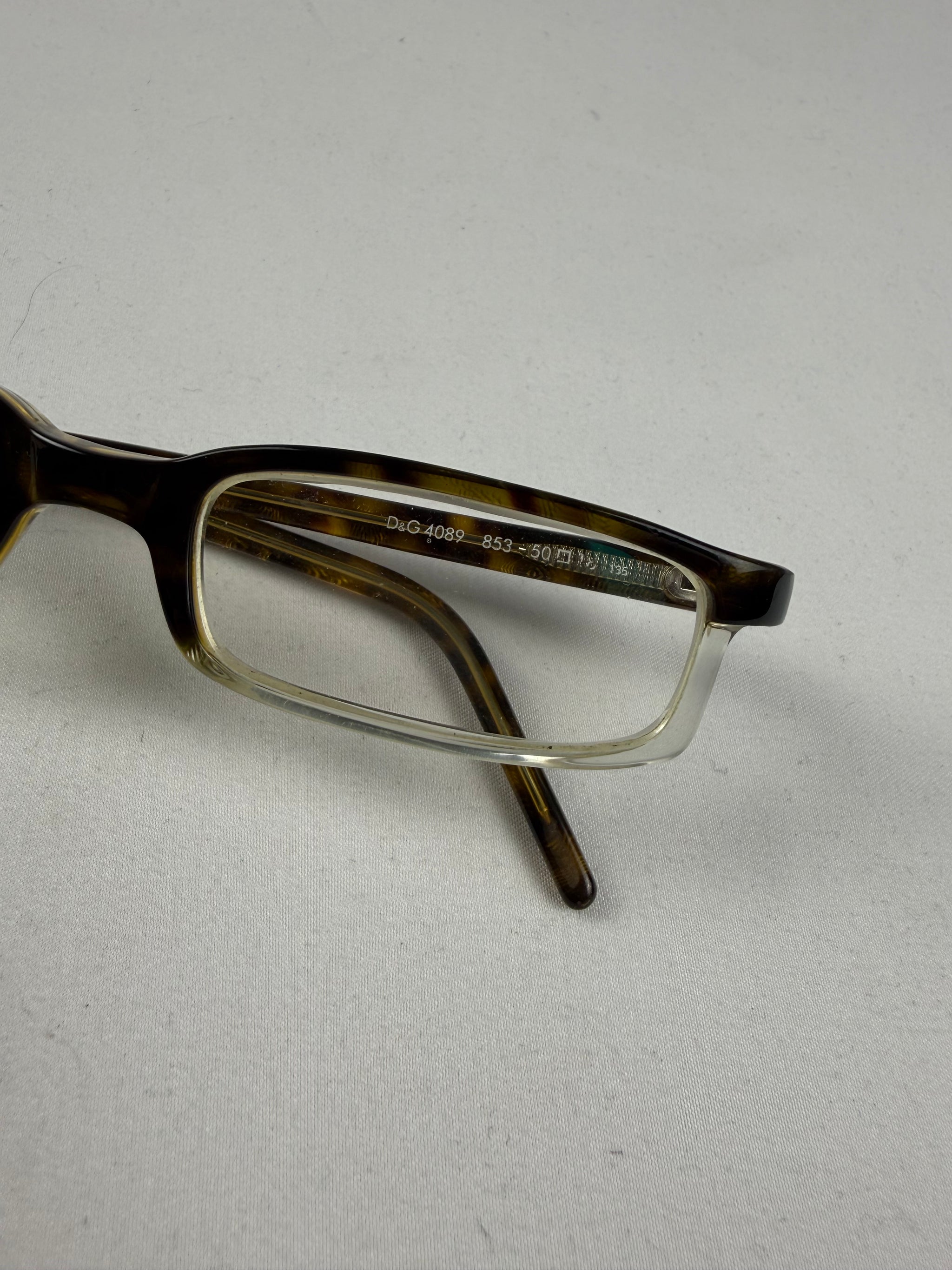 Brown logo office glasses (with prescription)