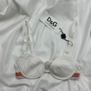 White brand new logo bra (85B)