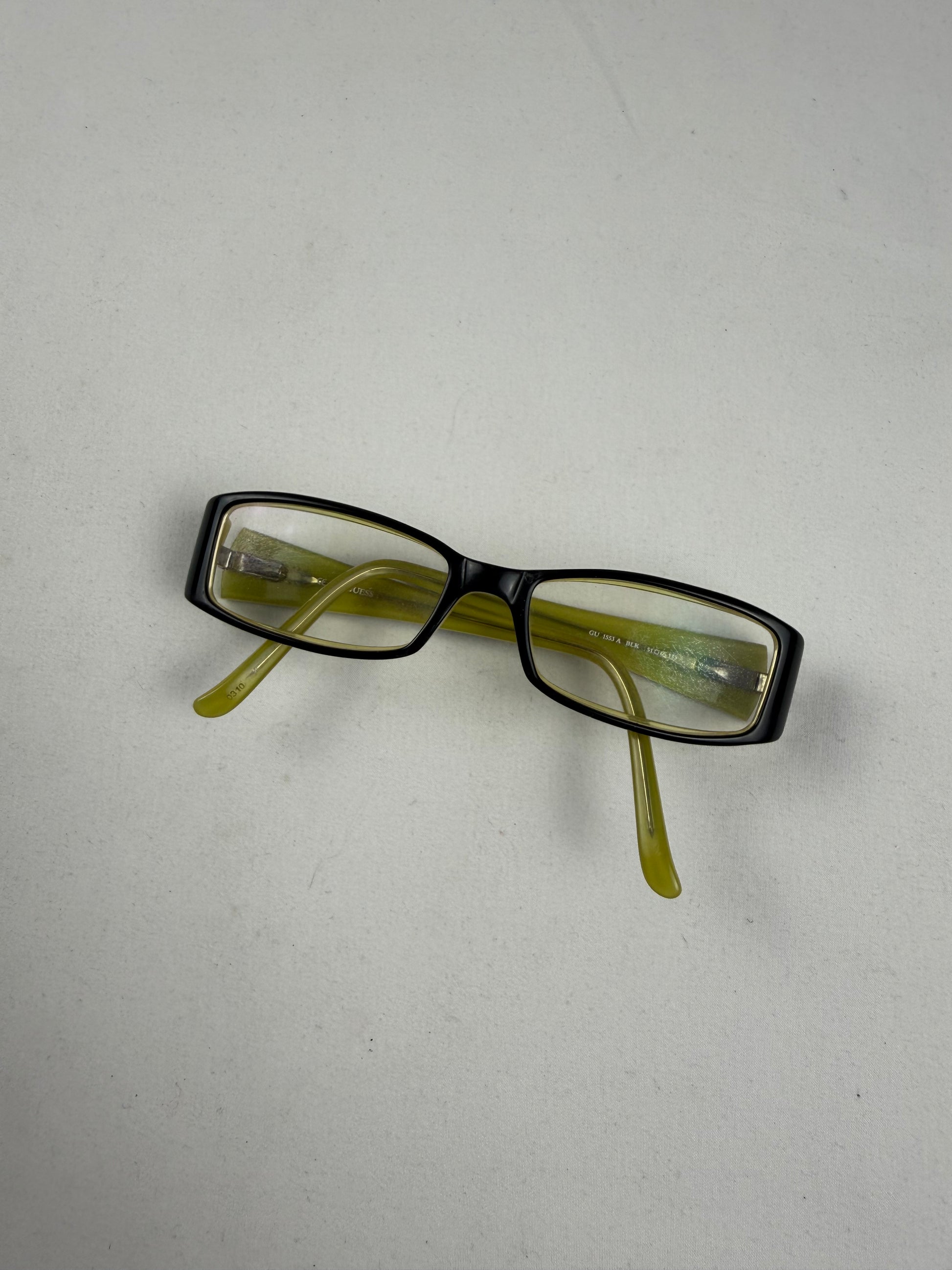 Black & yellow logo office glasses (with prescription)