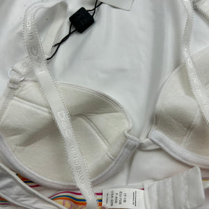 White brand new logo bra (85B)