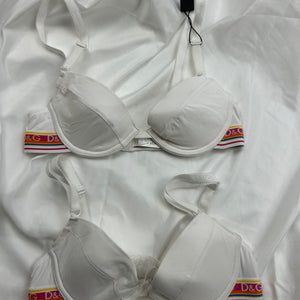 White brand new logo bra (85B)