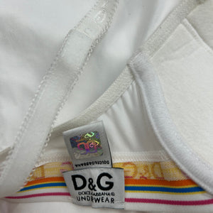 White brand new logo bra (85B)