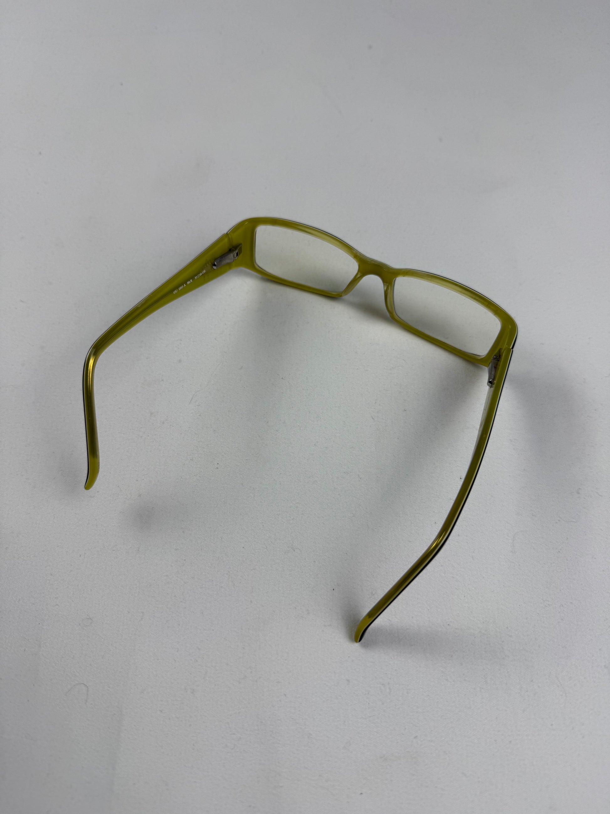 Black & yellow logo office glasses (with prescription)