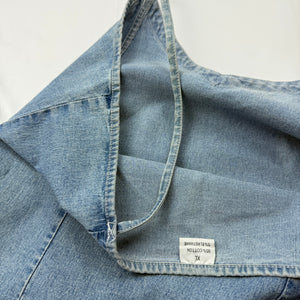 Denim jean blue Y2K vintage mini dress (XL)