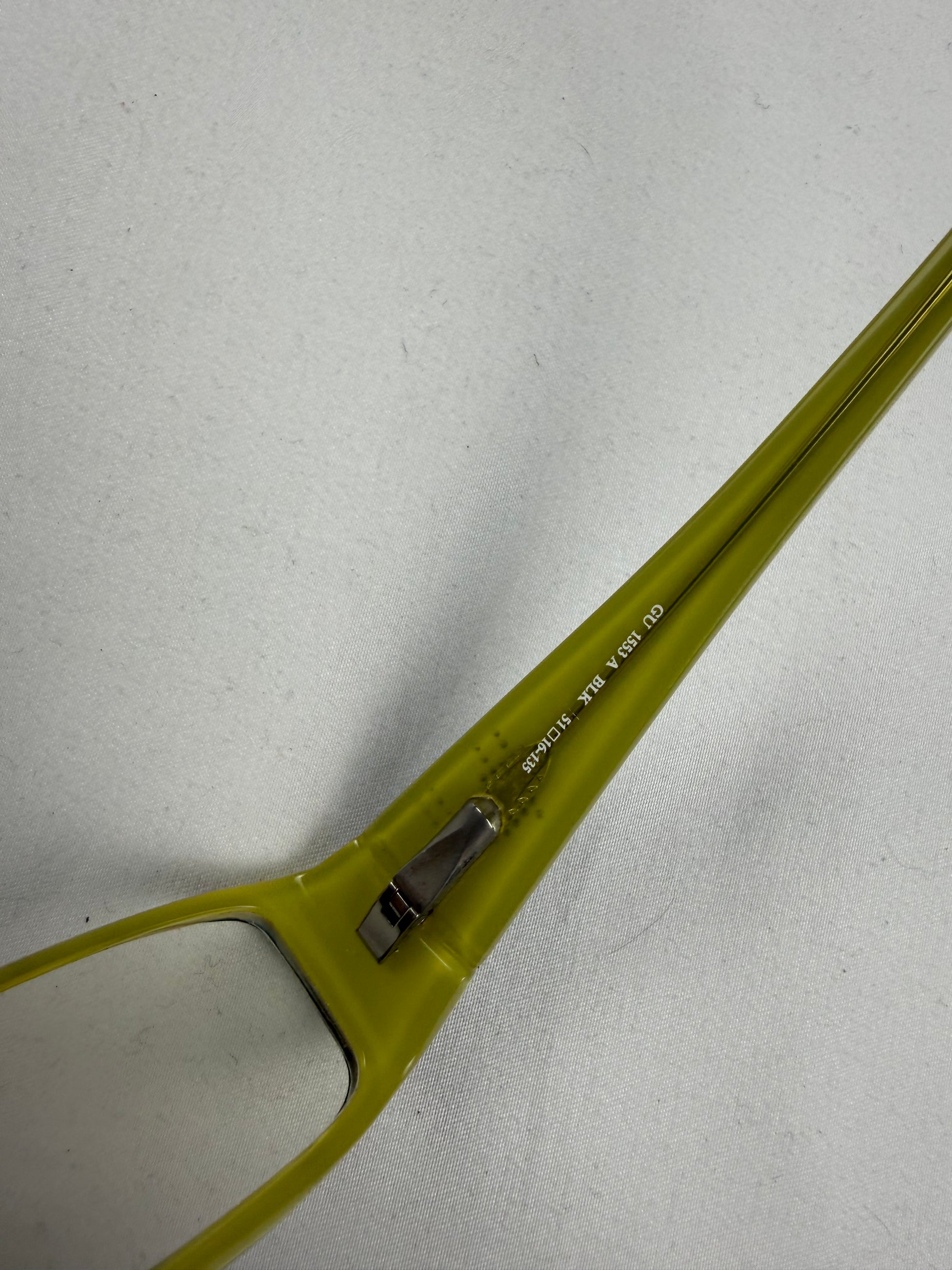 Black & yellow logo office glasses (with prescription)