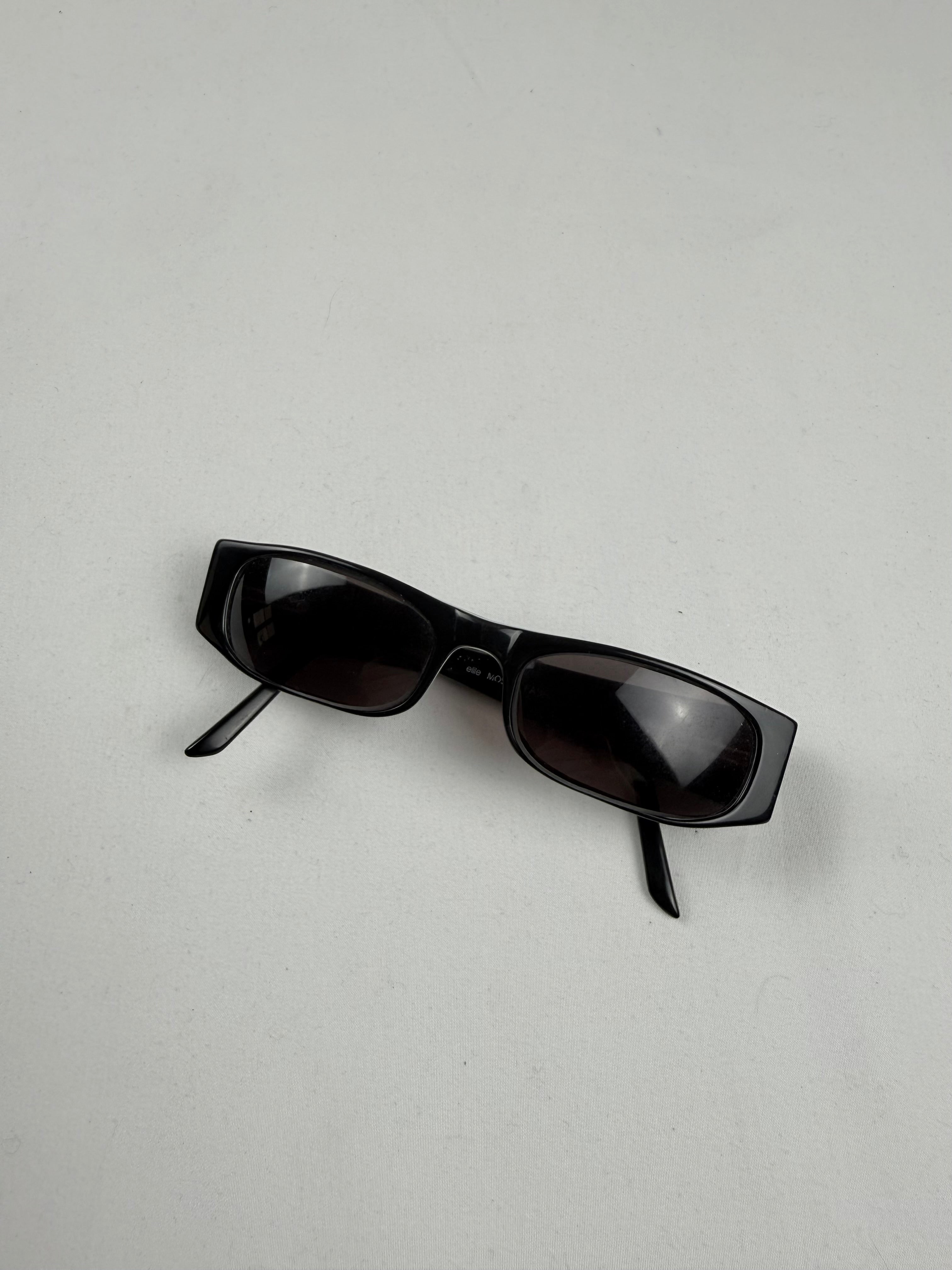 Black square sunglasses (with prescription)