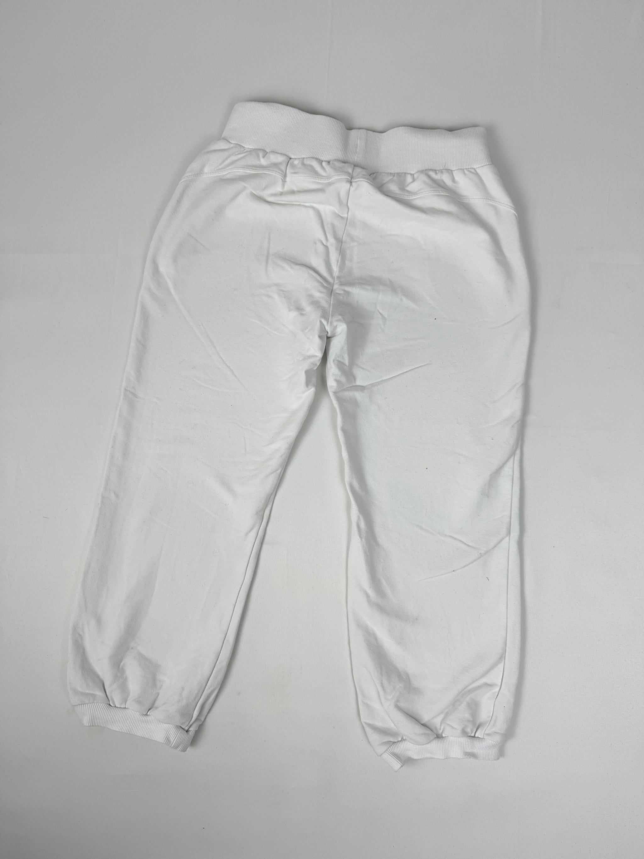 White low waist capri activewear pants (S)