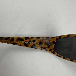 Black strass logo sunglasses