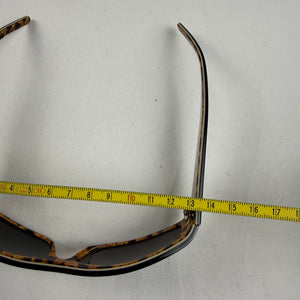 Black strass logo sunglasses