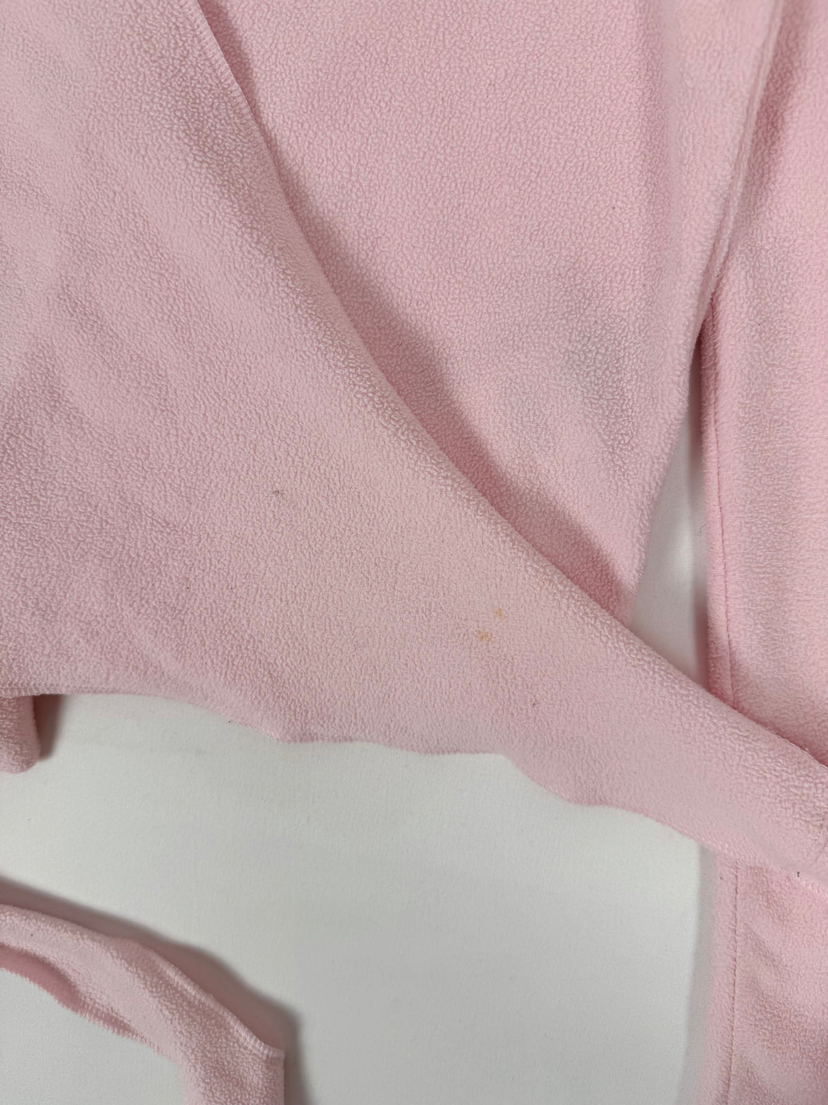 Pink fleece tie up bolero (XS)