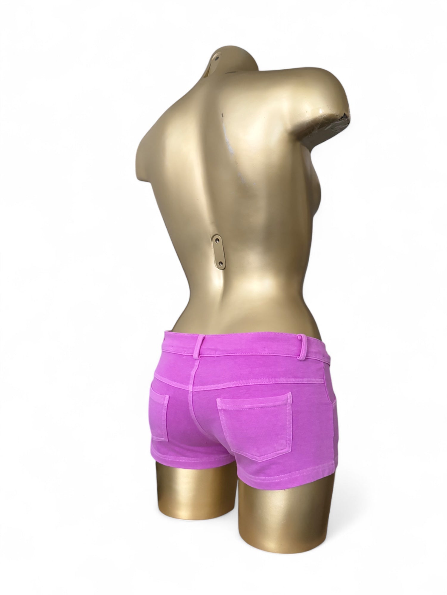 Purple low rise cotton mini short (S/M)