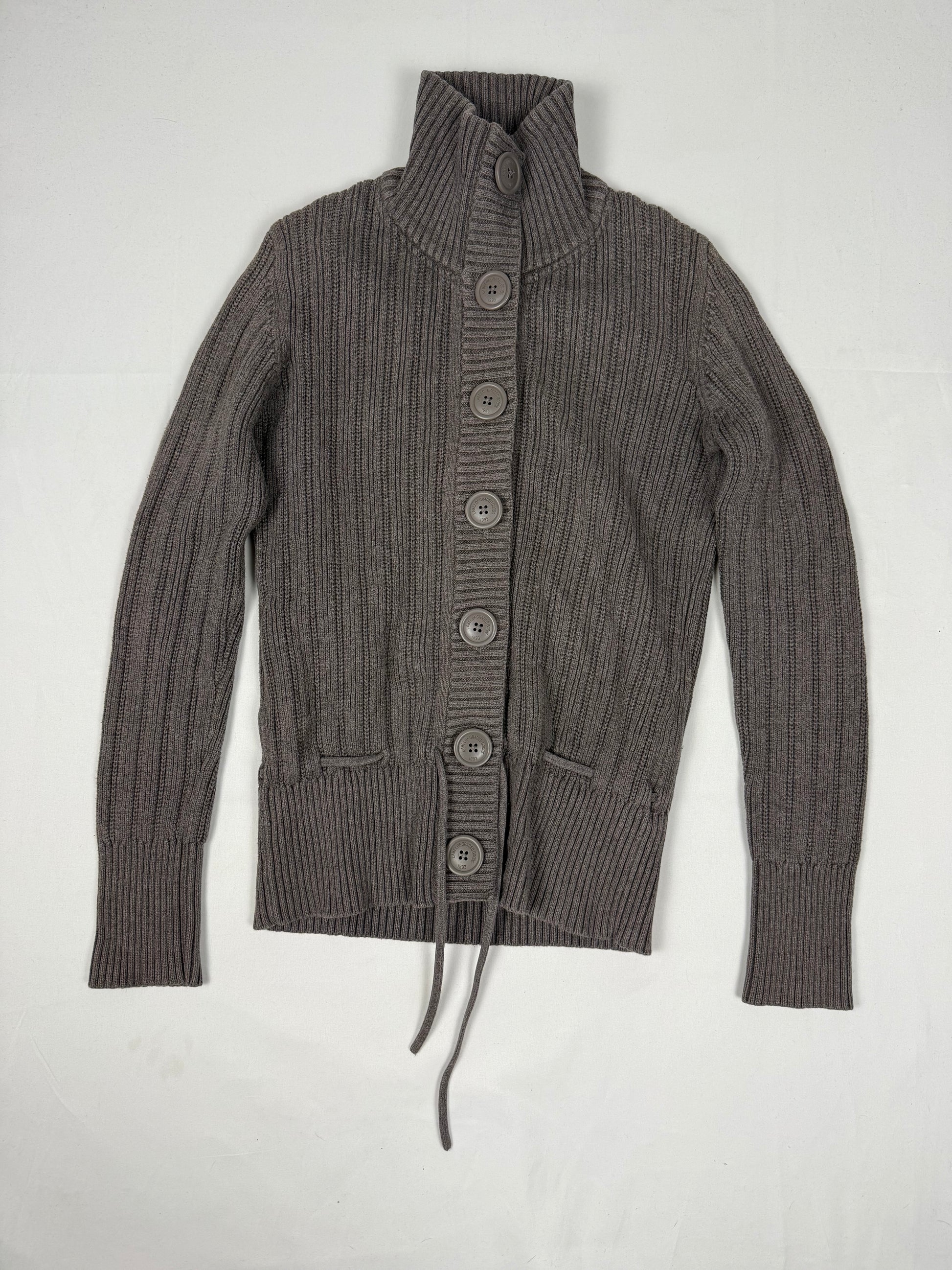 Khaki cardigan jumper (S/M)