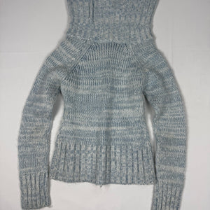 Baby blue turtleneck jumper (S)
