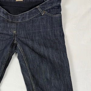 Blue navy stretchy low waist denim bootcut pants (XL)