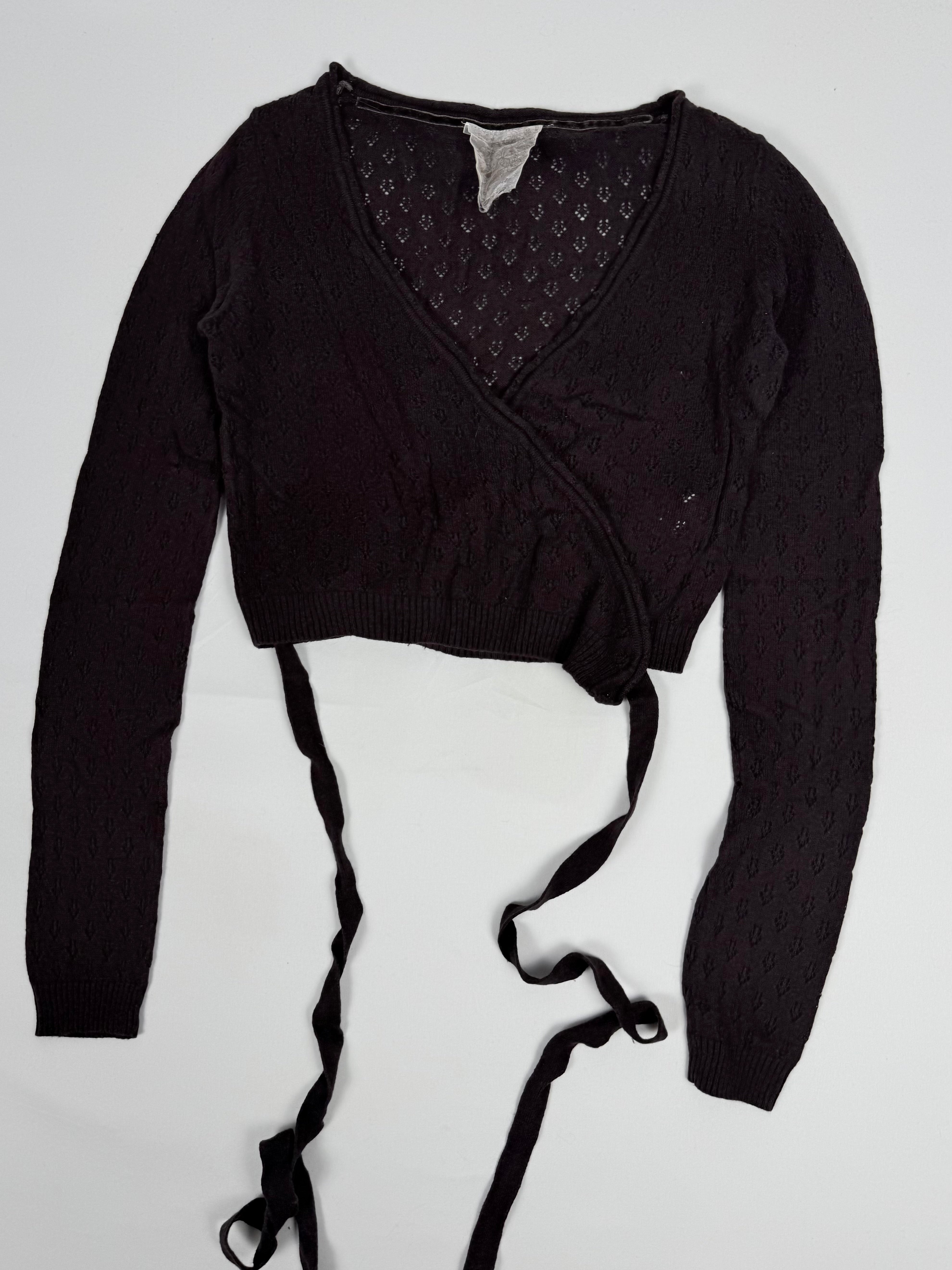 Brown bolero top (M)