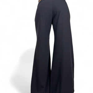 Black low rise baggy pants (S/M)