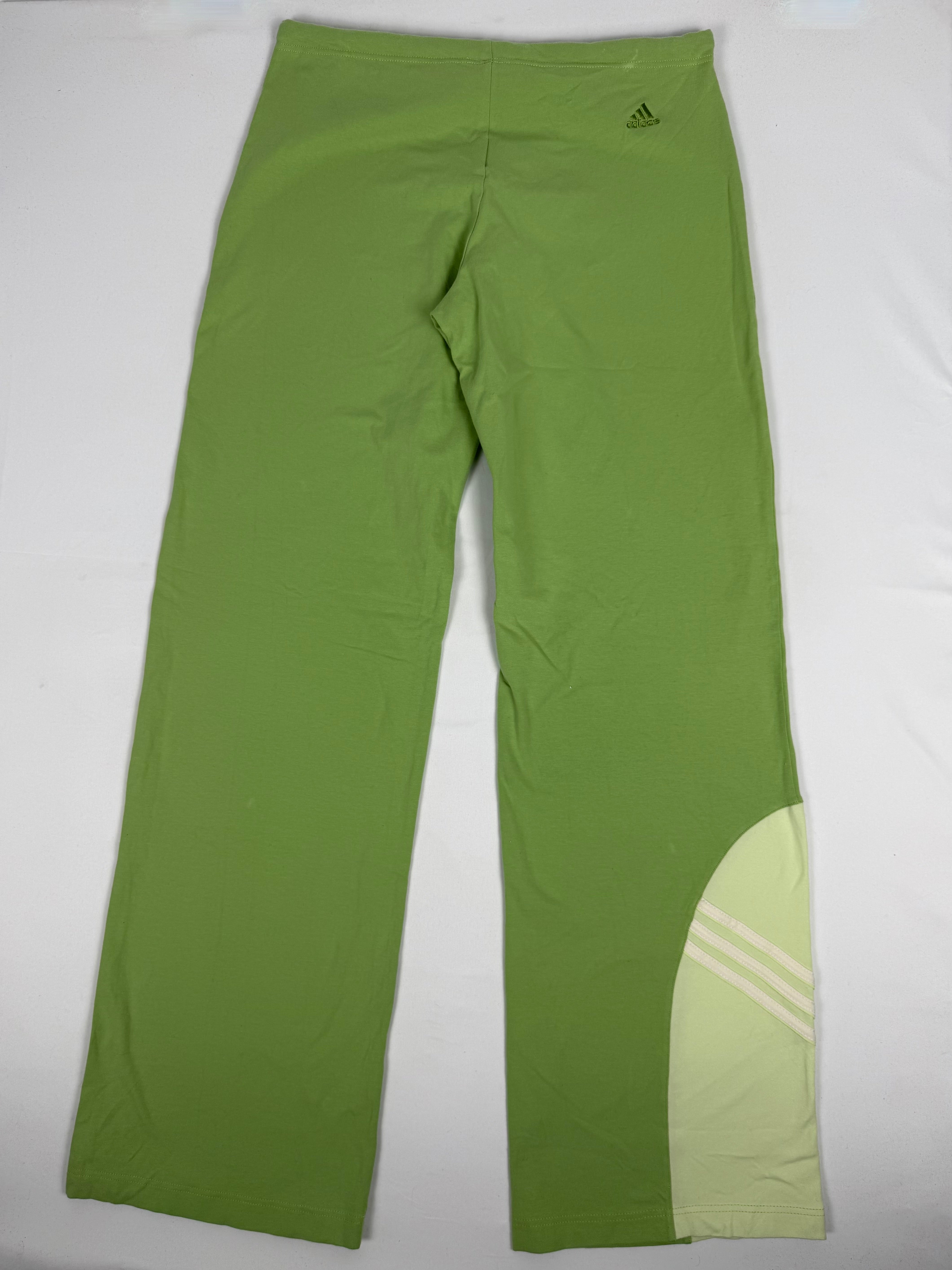 Green low rise activewear pants (XL)