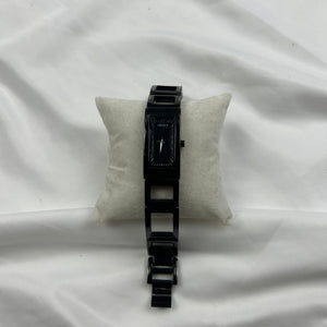 Vintage stainless steel black jewelry bracelet