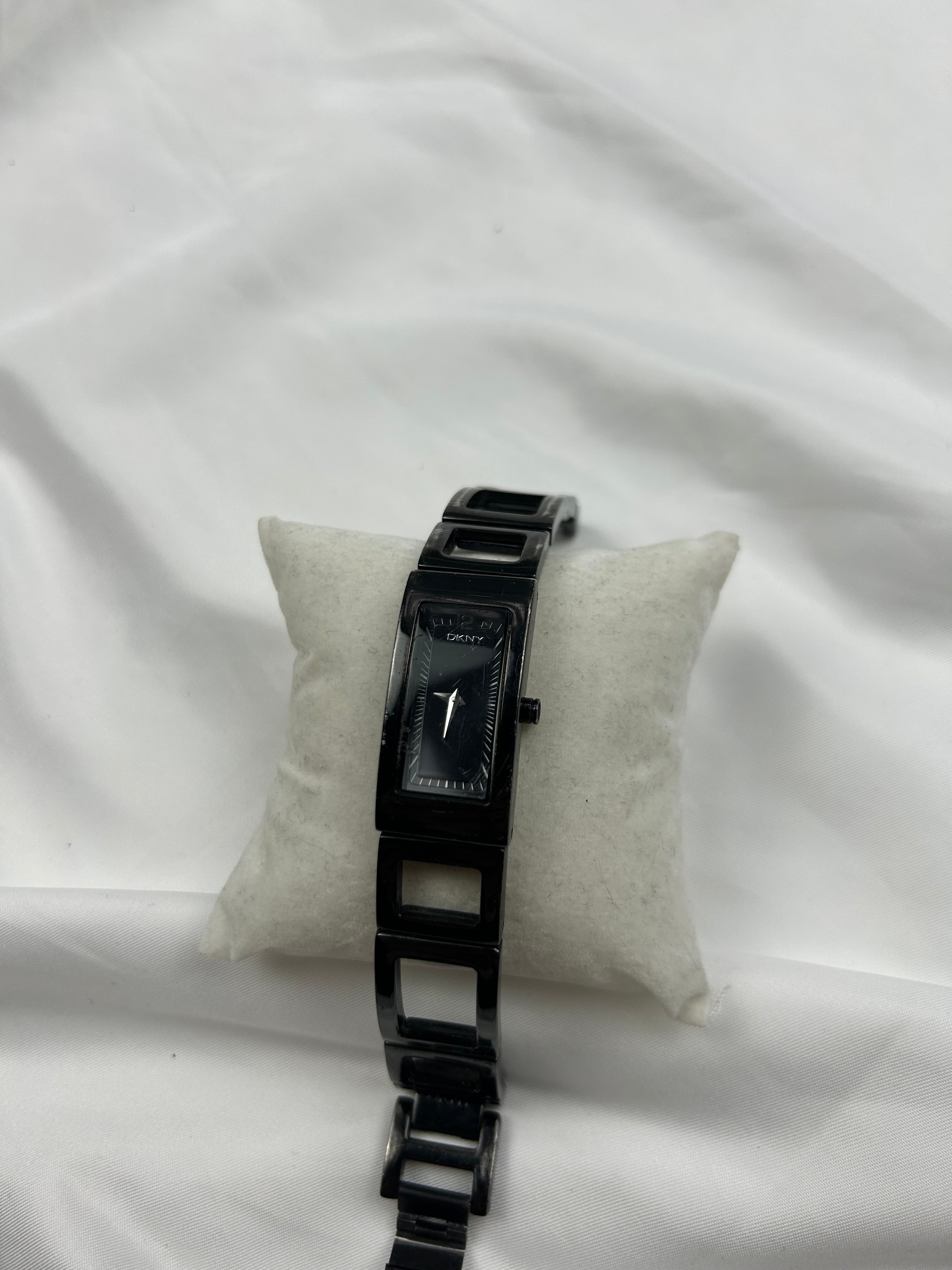 Vintage stainless steel black jewelry bracelet
