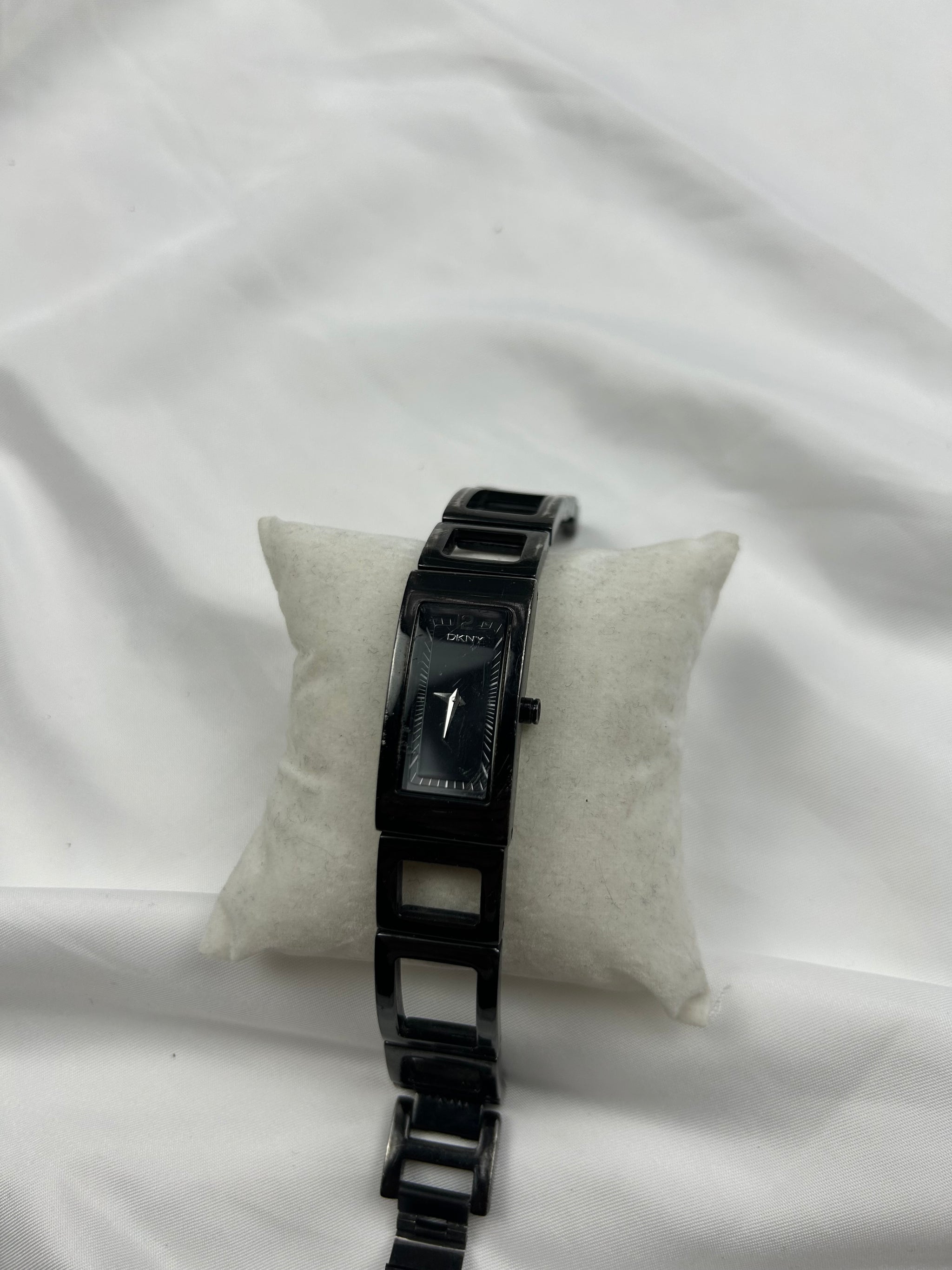 Vintage stainless steel black jewelry bracelet