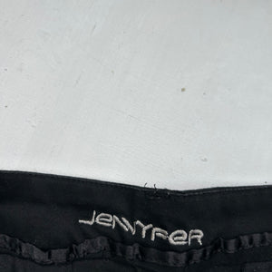 Black office siren low rise mini short (M)