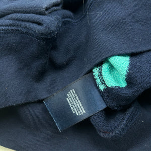 Blue striped logo jumper (S/M)