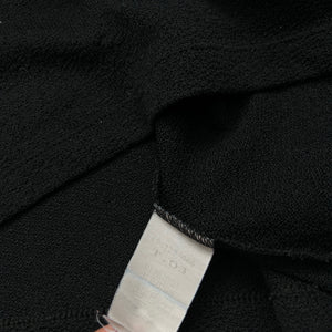Black bardot flared long sleeves top (L)