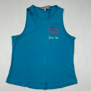 Kiss logo cotton tank top (S/M)