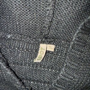 Black hooded short sleeves cardigan jumper (M/L)