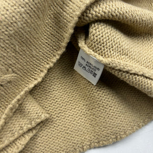 Beige turtleneck knitted  jumper (S/M)