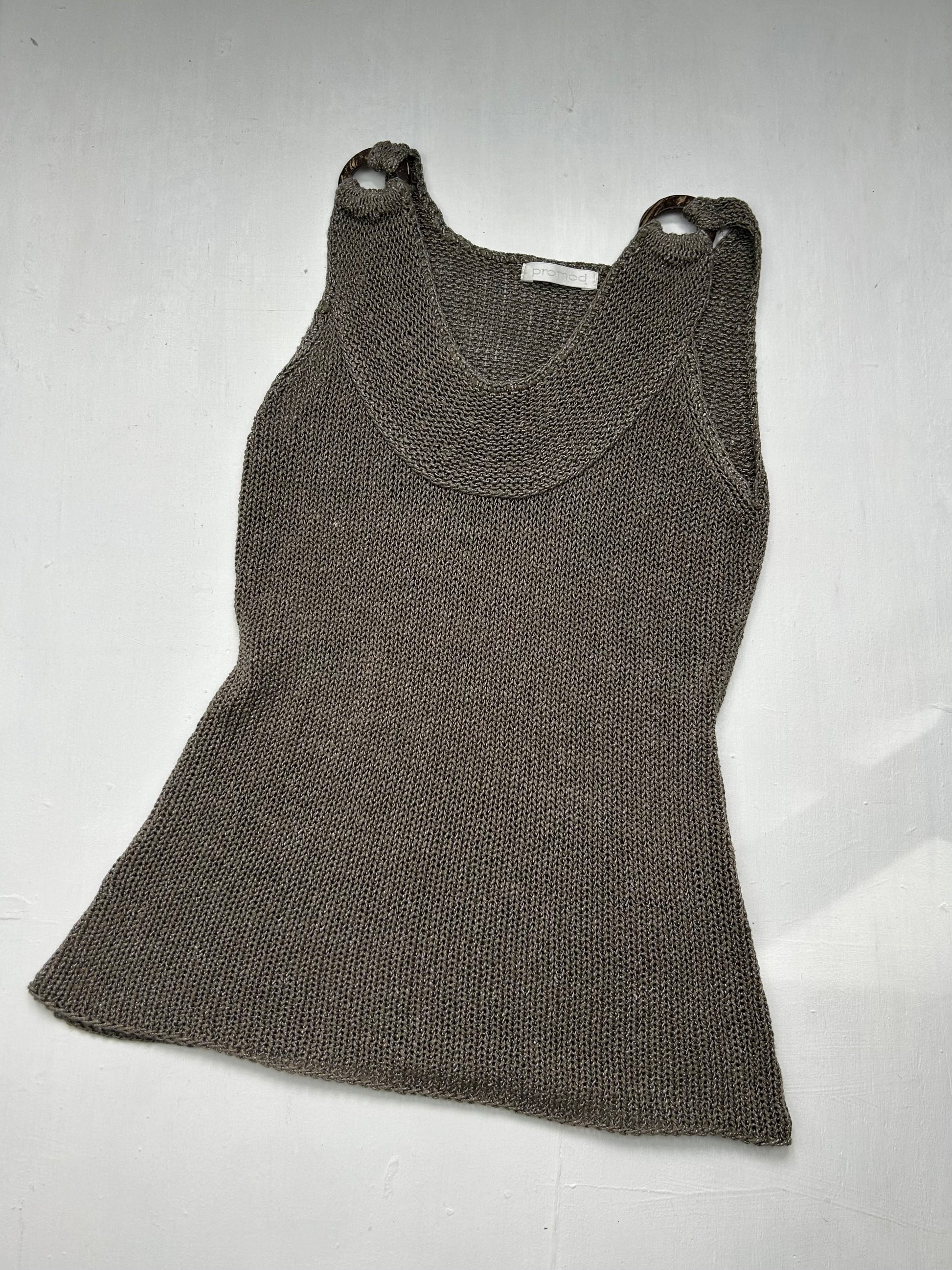 Knitted summer cami  top (S/M)