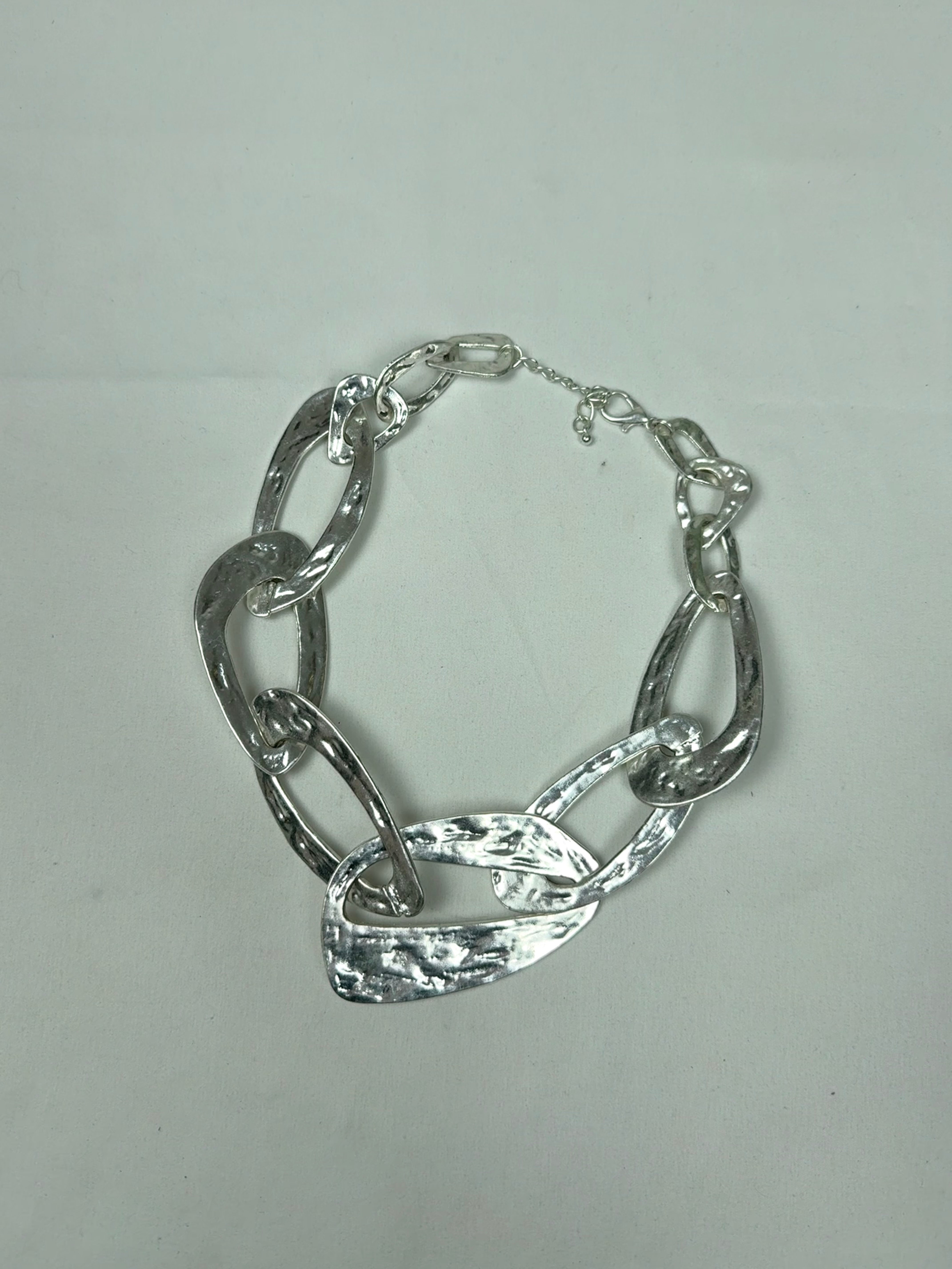 Silver stainless steel necklace