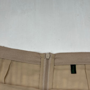 Beige sequins mini skirt (M)