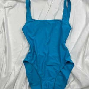 Blue backless bikini body (M)