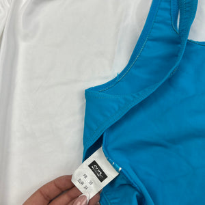 Blue backless bikini body (M)