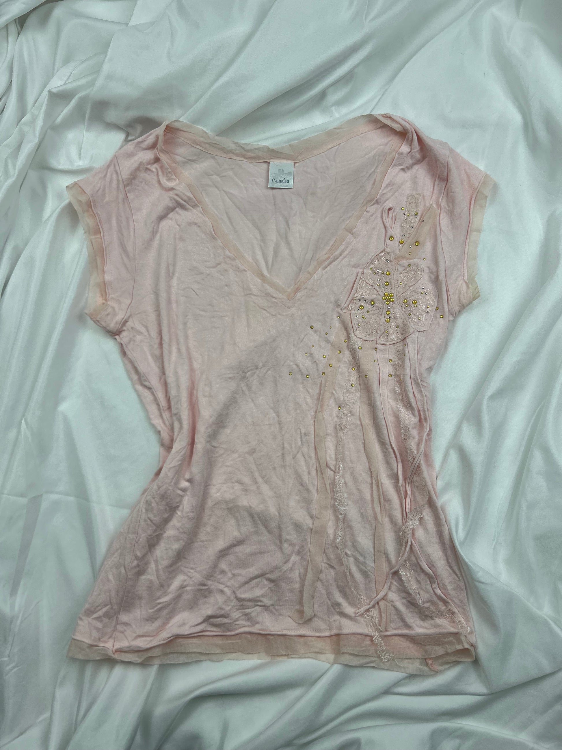 Baby pink summer tee (S/M)