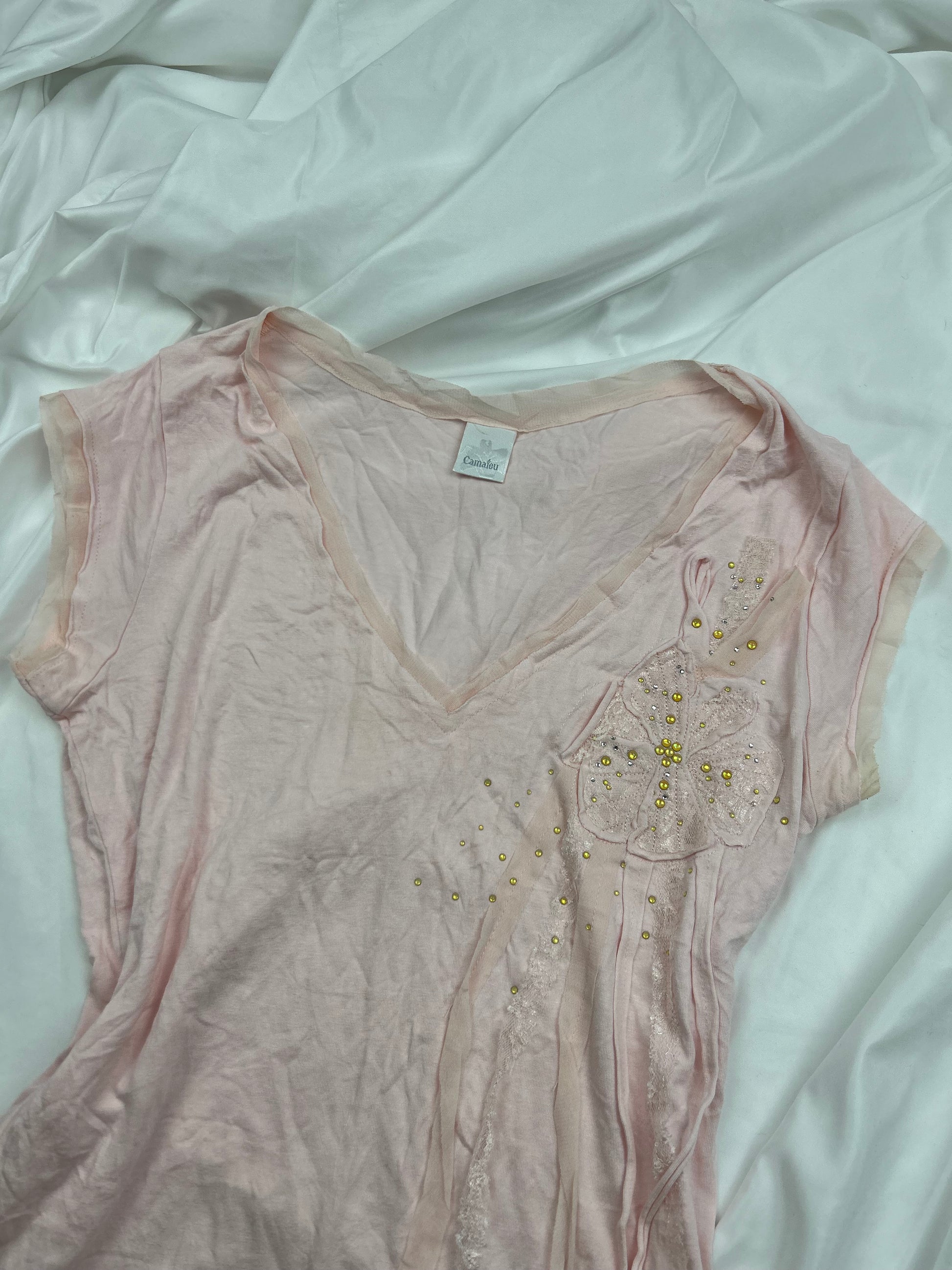 Baby pink summer tee (S/M)
