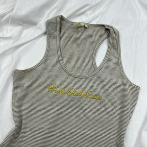 Beige cotton tank top (M)
