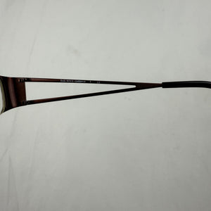Gold 2000s logo office glasses (no prescription)