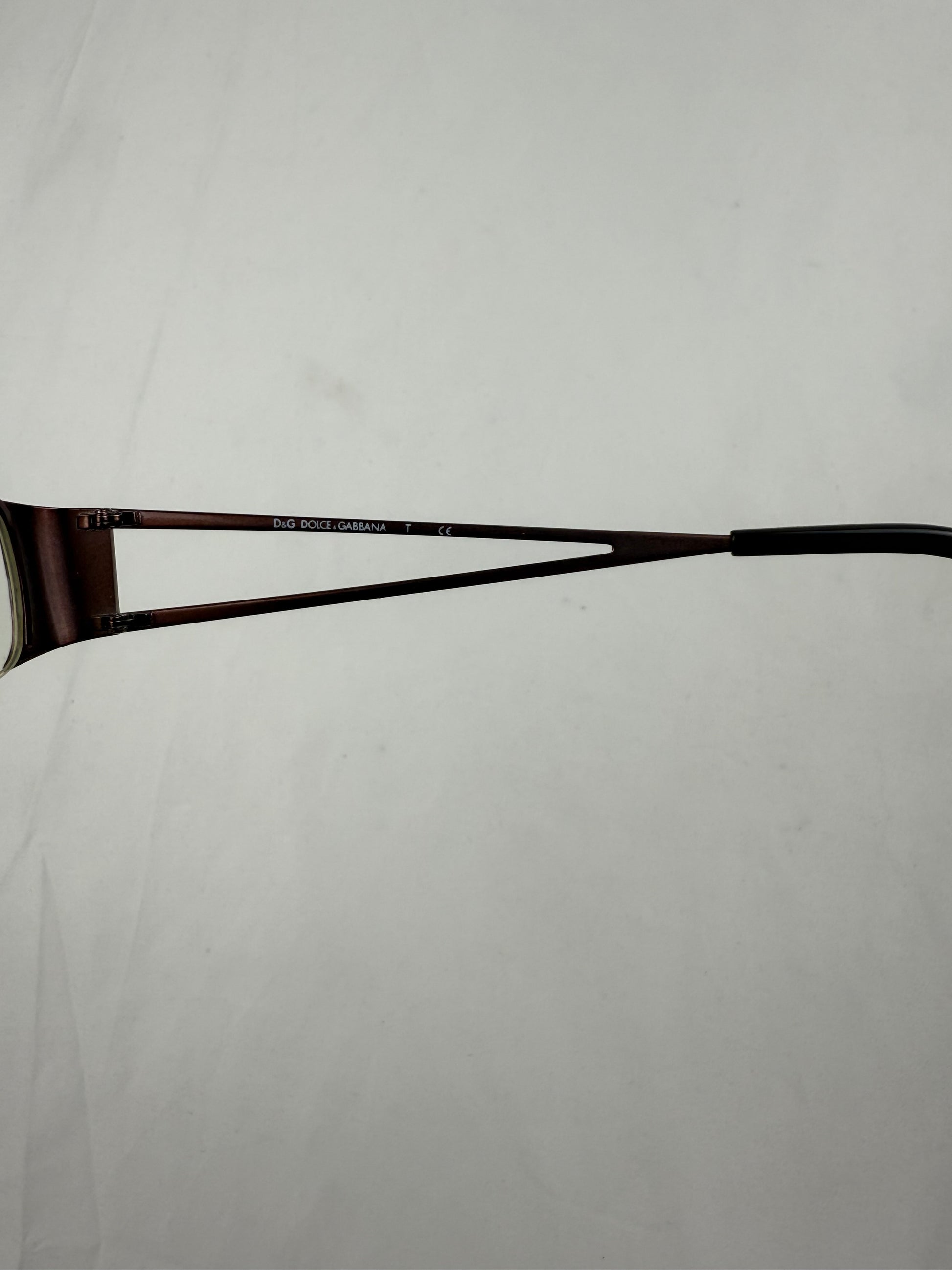 Gold 2000s logo office glasses (no prescription)