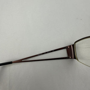 Gold 2000s logo office glasses (no prescription)