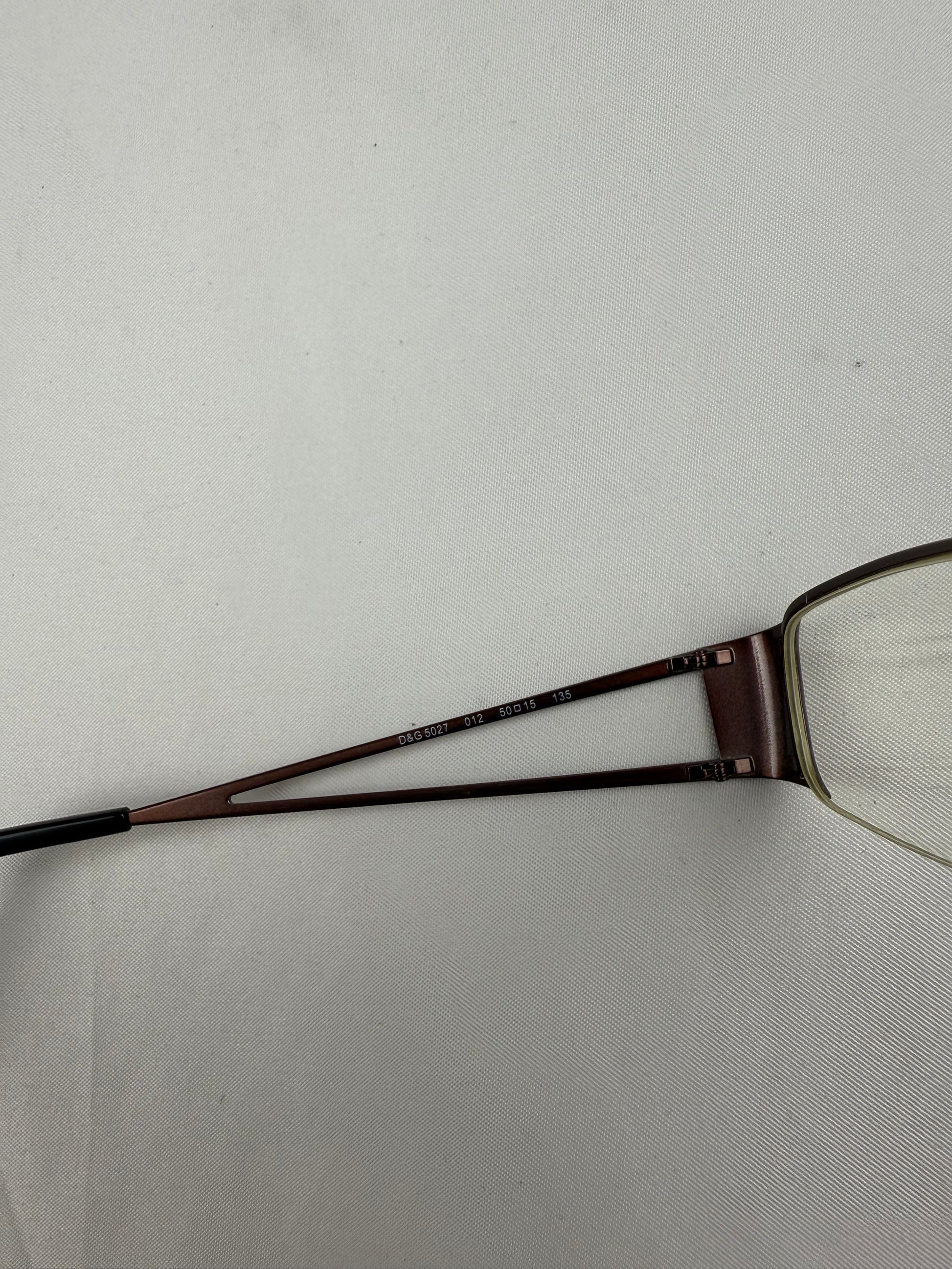 Gold 2000s logo office glasses (no prescription)